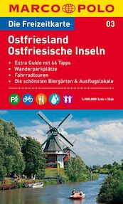 MARCO POLO Freizeitkarte 03 Ostfriesland / Ostfriesische Inseln 1 : 100 000 - (ISBN 9783829736022)
