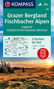 KOMPASS Wanderkarte 221 Grazer Bergland, Fischbacher Alpen - (ISBN 9783990447543)