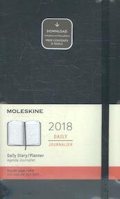 Moleskine 12 Monate Tageskalender 2018, A5 Hard Cover, Schwarz - (ISBN 8055002853903)