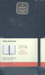 Moleskine 12 Monate Tageskalender 2018, A5 Hard Cover, Saphir - (ISBN 8055002855648)