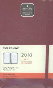 Moleskine 12 Monate Tageskalender 2018, A5 Hard Cover, Hagebutte - (ISBN 8055002855655)