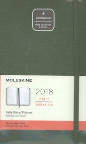 Moleskine 12 Monate Tageskalender 2018, A5 Hard Cover, Ulmengrün - (ISBN 8055002855662)