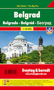 Belgrad, Stadtplan 1:10.000, City Pocket + The Big Five - (ISBN 9783707917246)