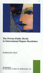 The Private-Public Law Divide in International Dispute Resolution - B. Hess (ISBN 9789004384880)