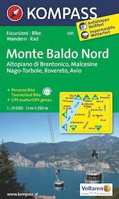 Monte Baldo Nord 1 : 25 000 - (ISBN 9783850265379)