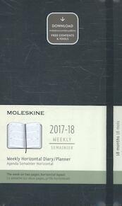 Moleskine 18 Monate Wochen Kalender 2017/2018, A5 Hard Cover, Schwarz - (ISBN 8055002854108)