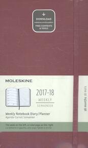 Moleskine 18 Monate Wochen Notizkalender 2017/2018, A5 Hard Cover, Hagebutte - (ISBN 8055002855808)