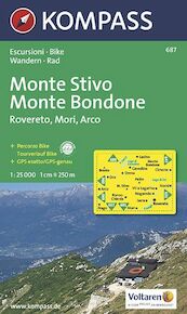 Monte Stivo - Bondone - Rovereto - Mori - Arco 1 : 25 000 - (ISBN 9783854916840)