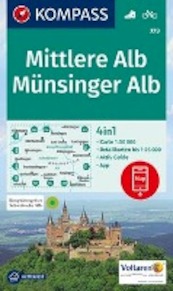 Mittlere Alb, Münsinger Alb 1:50 000 - (ISBN 9783990443675)