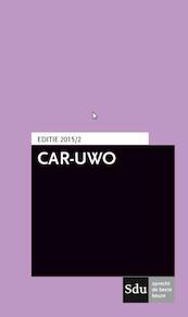 CAR-UWO 2015/2 - (ISBN 9789012396059)