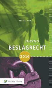 Memo beslagrecht 2016 - H.G. Punt (ISBN 9789013135886)