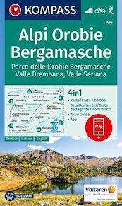 Alpi Orobie Bergamasche 1:50 000 - (ISBN 9783990443293)