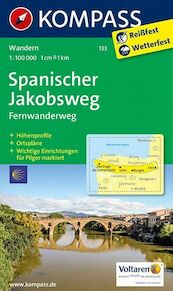 Spanischer Jakobsweg 1 : 100 000 - (ISBN 9783850267076)
