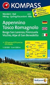 Appennino Tosco Romagnolo - Borgo San Lorenzo - Firenzuola - Vicchio - Alpe di San Benedetto 1 : 50 00 - (ISBN 9783850266000)