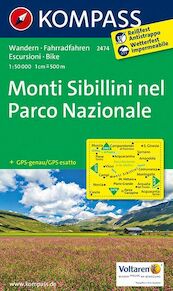 Monti Sibillini nel Parco Nazionale 1 : 50 000 - (ISBN 9783850268479)