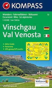 Vinschgau, Val Venosta 1 : 50 000 - (ISBN 9783854910589)