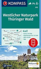 Westlicher Naturpark Thüringer Wald 1:50 000 - (ISBN 9783990442609)