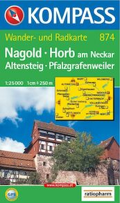 Nagold - Horb am Neckar - Altensteig - Pfalzgrafenweiler 1 : 25 000 - (ISBN 9783854912903)