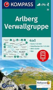 Arlberg, Verwallgruppe 1:50 000 - (ISBN 9783990443118)