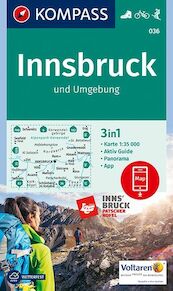 Innsbruck und Umgebung 1:35 000 - (ISBN 9783990443798)
