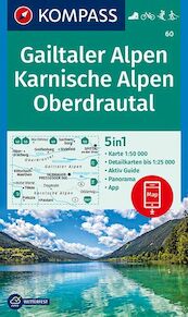Gailtaler Alpen, Karnische Alpen, Oberdrautal 1 : 50 000 - (ISBN 9783990444085)