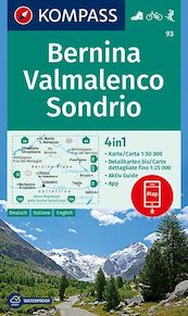 Bernina, Valmalenco, Sondrio 1:50 000 - (ISBN 9783990444368)