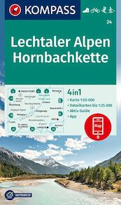 Lechtaler Alpen, Hornbachkette 1:50 000 - (ISBN 9783990445013)