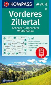 Vorderes Zillertal, Achensee, Alpbachtal, Wildschönau 1:50 000 - (ISBN 9783990445556)