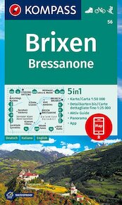 KOMPASS Wanderkarte Brixen, Bressanone - (ISBN 9783990447420)