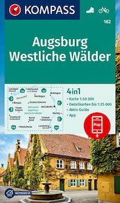 KOMPASS Wanderkarte 162 Augsburg, Westliche Wälder - (ISBN 9783990448359)