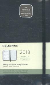 Moleskine 12 Monate Wochen Notizkalender 2018, A5 Hard Cover, Schwarz - (ISBN 8055002854016)