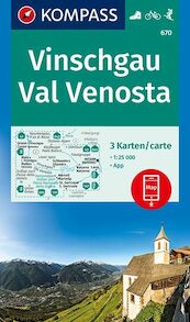 Vinschgau, Val Venosta 1:25 000 - (ISBN 9783990443958)