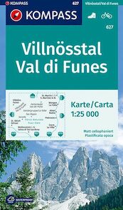 Villnösstal / Val di Funes 1 : 25 000 - (ISBN 9783850267373)