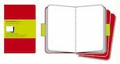 Cahier Xlarge Plain Red Cover - (ISBN 9788862931090)