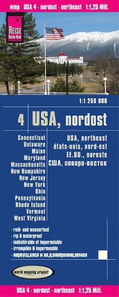 World Mapping Project USA 04. Nordost 1 : 1 250 000 - (ISBN 9783831772186)