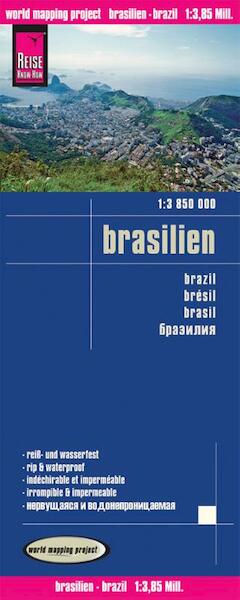Reise Know-How Landkarte Brasilien 1 : 3 850 000 - (ISBN 9783831771493)