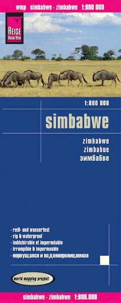 Reise Know-How Landkarte Simbabwe 1 : 800.000 - (ISBN 9783831772704)