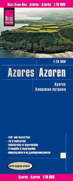 Reise Know-How Landkarte Azoren 1:70.000 - (ISBN 9783831773626)