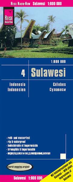 Reise Know-How Landkarte Sulawesi 1:800.000 - Indonesien 4 - Reise Know-How Verlag Peter Rump (ISBN 9783831774210)