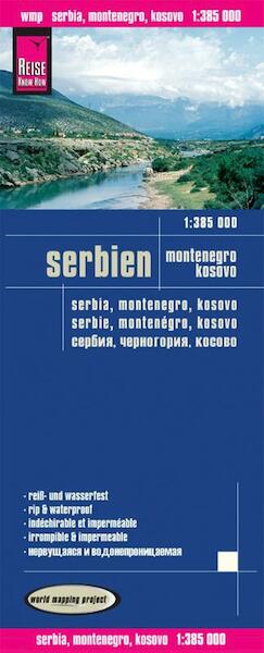 Reise Know-How Landkarte Serbien, Montenegro, Kosovo 1 : 385.000 - (ISBN 9783831773459)