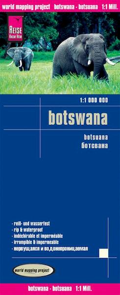 Reise Know-How Landkarte Botswana 1 : 1.000.000 - (ISBN 9783831772773)