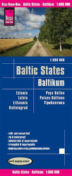 Reise Know-How Landkarte Baltikum 1 : 600.000 : Estland, Lettland, Litauen und Region Kaliningrad - (ISBN 9783831773718)