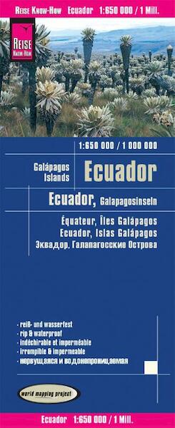 Reise Know-How Landkarte Ecuador, Galápagos (1:650.000 / 1.000.000) - (ISBN 9783831773510)