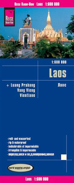Reise Know-How Landkarte Laos 1 : 600.000 mit Luang Prabang, Vang Vieng, Vientiane - (ISBN 9783831772797)
