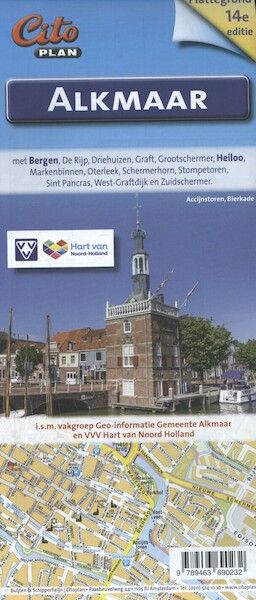 Plattegrond Alkmaar - Citoplan (ISBN 9789463690232)