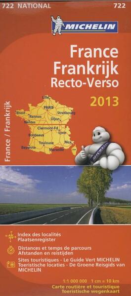 722 France - Frankrijk recto/verso 2013 - (ISBN 9782067180284)