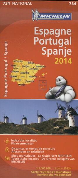 734 Espagne, Portugal - Spanje Portugal 2014 - (ISBN 9782067191464)