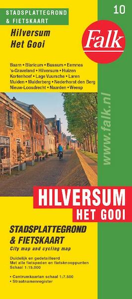 Falk stadsplattegrond & fietskaart Hilversum 't Gooi - (ISBN 9789028700635)
