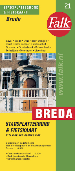 Breda plattegrond - (ISBN 9789028708150)