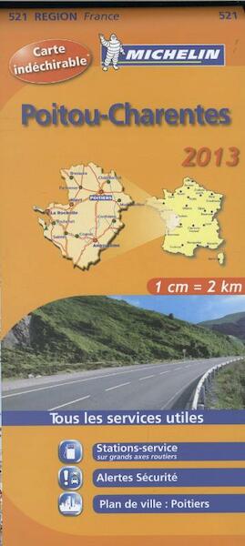 521 Poitou-Charentes 2013 indéchirable/onverscheurbaar - (ISBN 9782067181670)